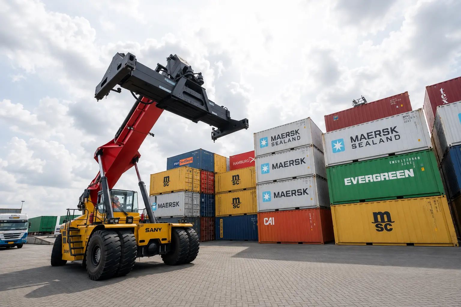 AFICD branded container handling equipment