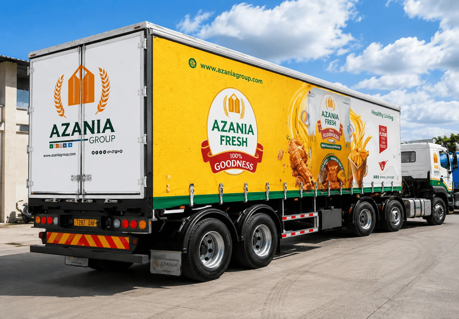 Curtain side trailer for protected cargo transport