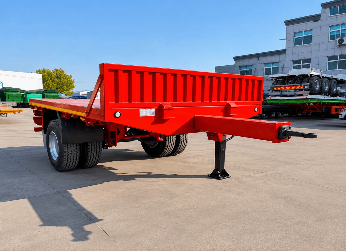 Drawbar trailer configuration