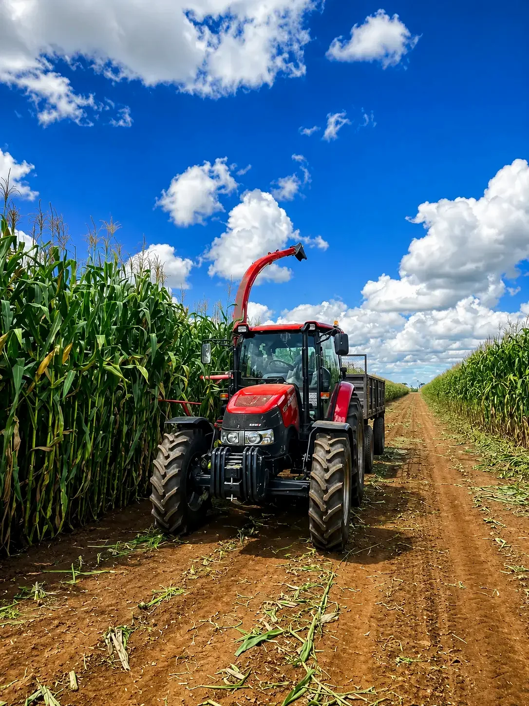 Lake Agro maize cultivation with tractor