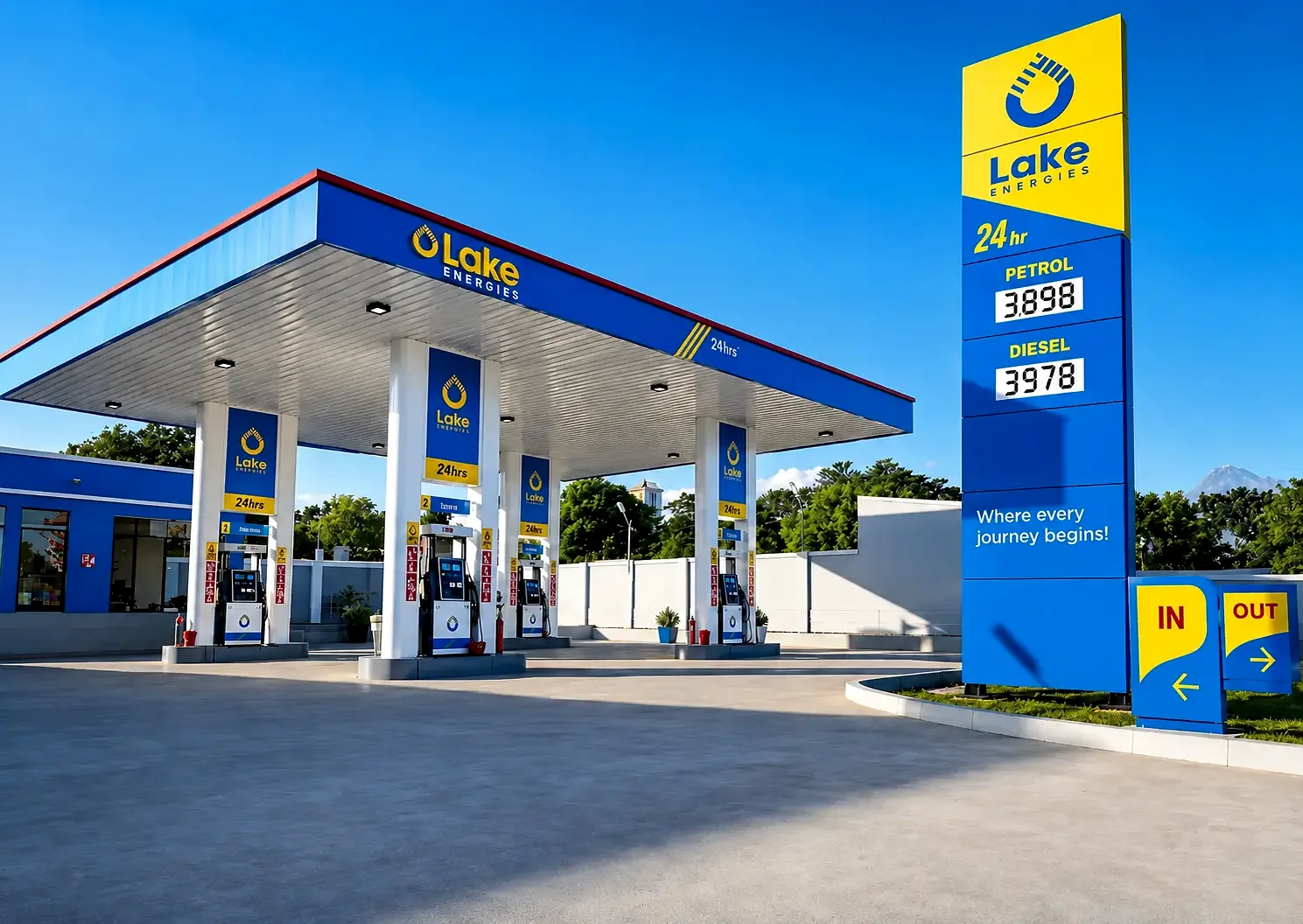 Lake Energies fuel station