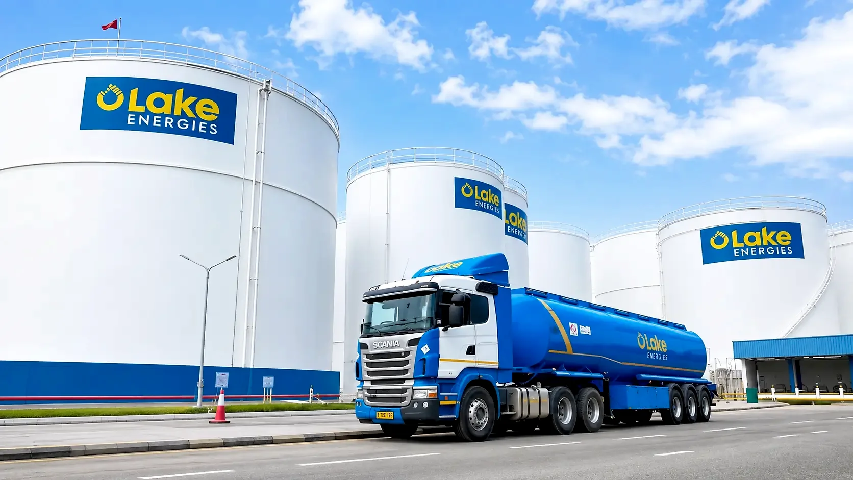 Lake Energies fuel tanker and storage facility