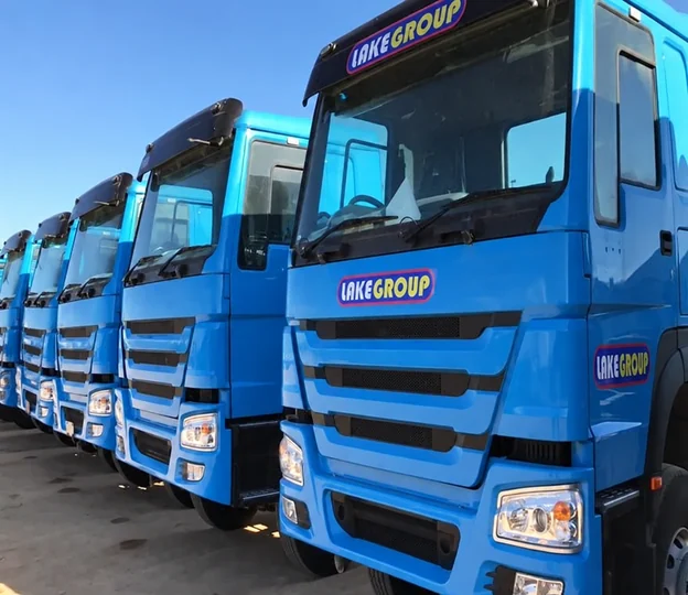 Lake Trans GPS-monitored trucks
