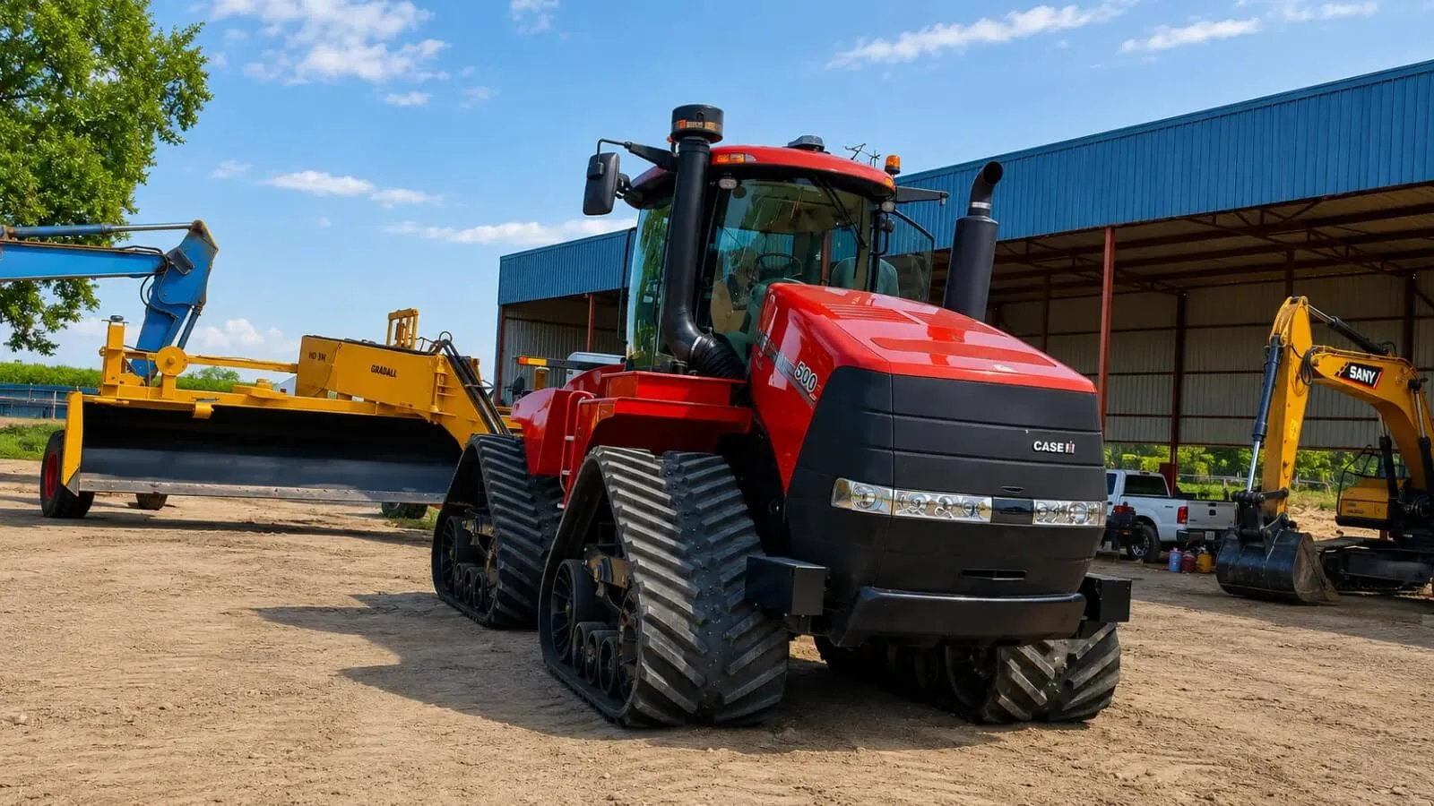 Lake Agro Quadtrac heavy farm equipment