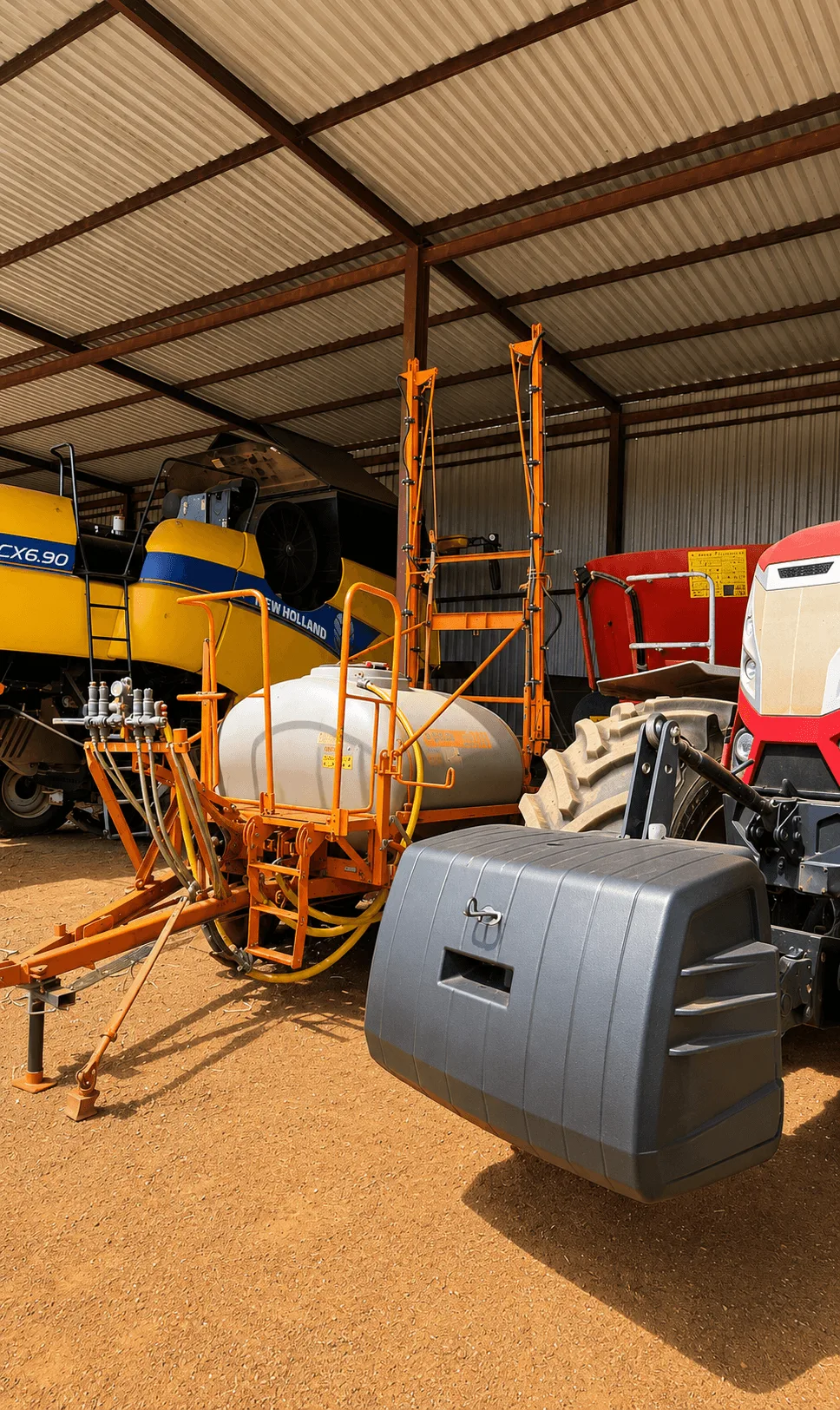 Lake Agro tractors and sprayer equipment